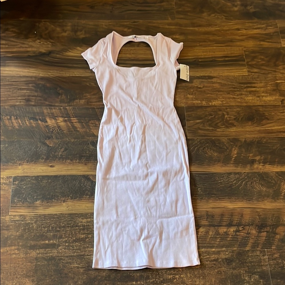 Lavender Midi Dress